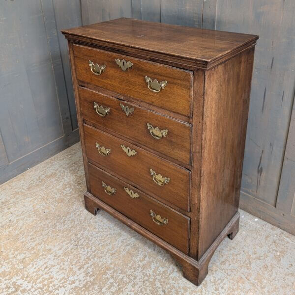 Small Georgian Antique Bachelor's Chest of Drawers