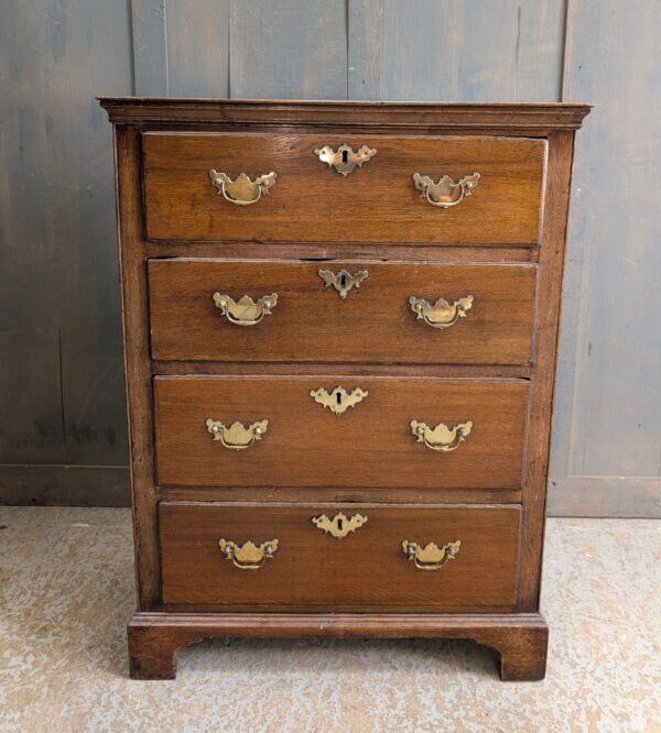 Small Georgian Antique Bachelor's Chest of Drawers
