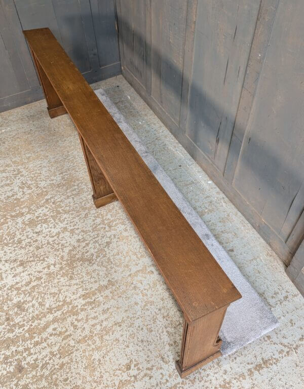 Medium Length Mid-Century Oak Prayer Kneeler