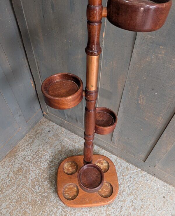 Unusual Hardwood Seven Light 'Candle Tree' from Norwich