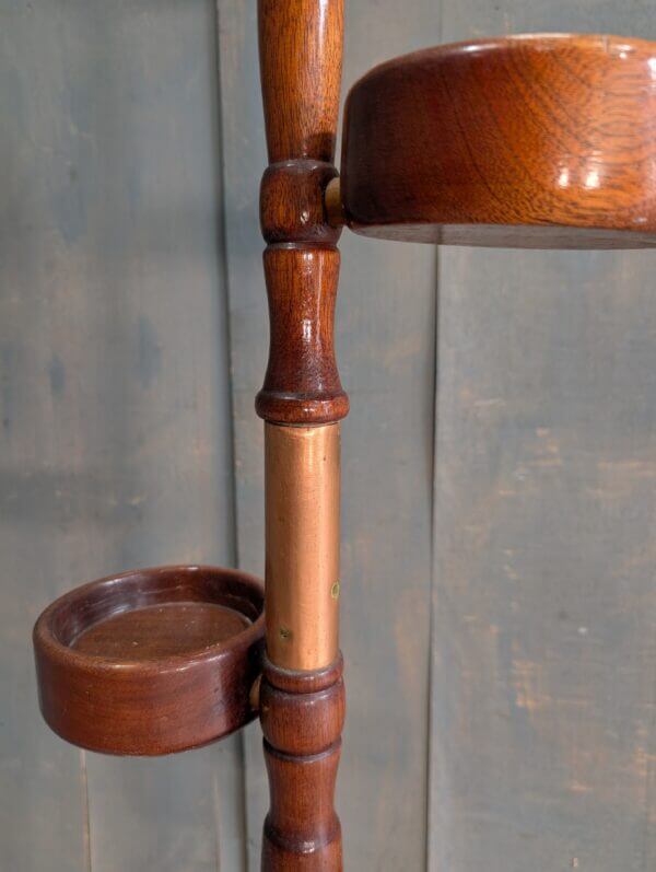 Unusual Hardwood Seven Light 'Candle Tree' from Norwich