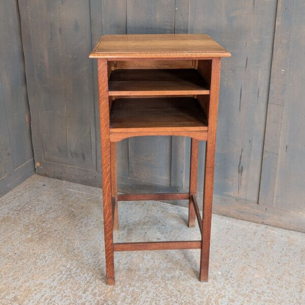 Tall Oak Vintage Sheet Music Storage Cabinet Lectern