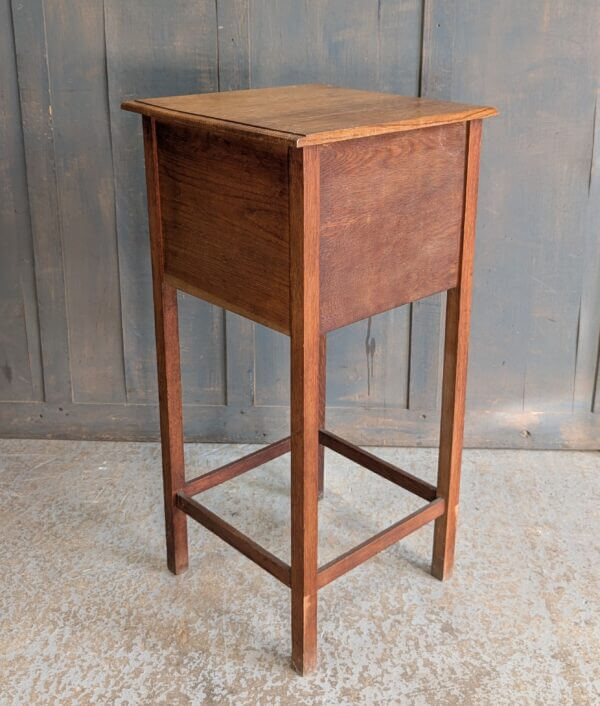 Tall Oak Vintage Sheet Music Storage Cabinet Lectern