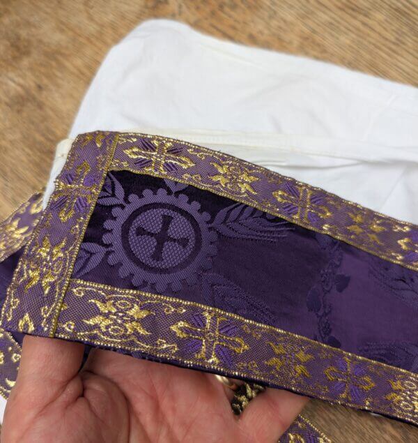 Four Attractive Purple Gold Apparelled Amices