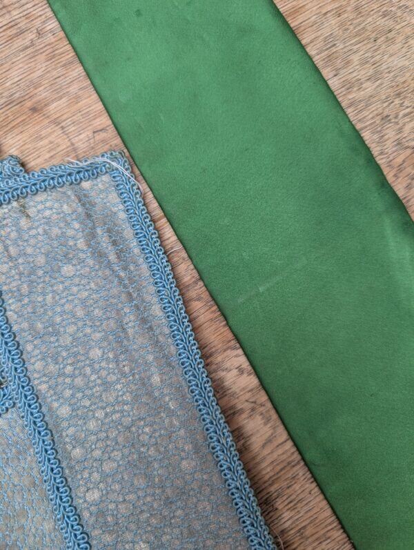 13 Assorted Vintage Blue, Grey and Green Apparells for Amices