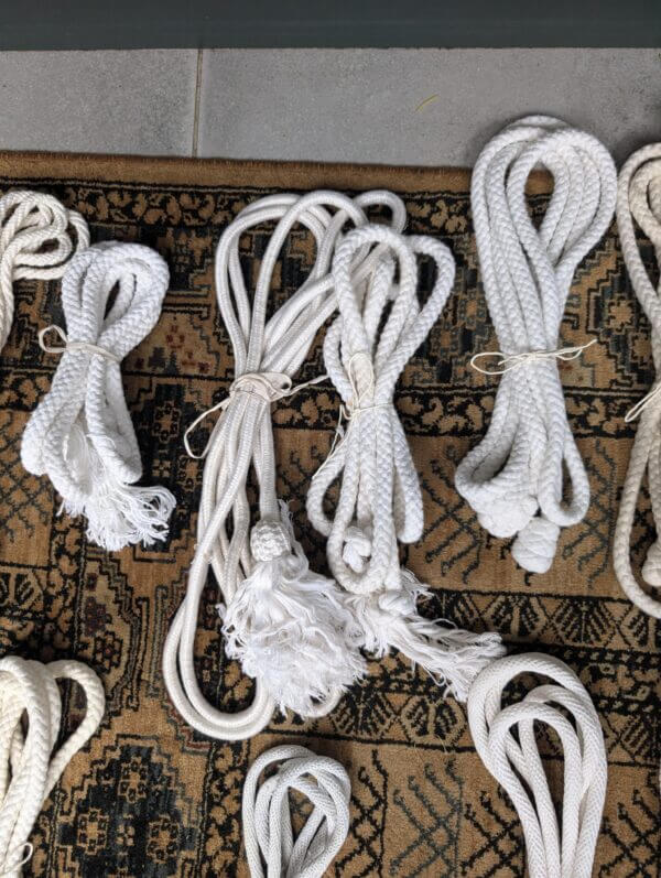 17 White Clergy Cincture Cords