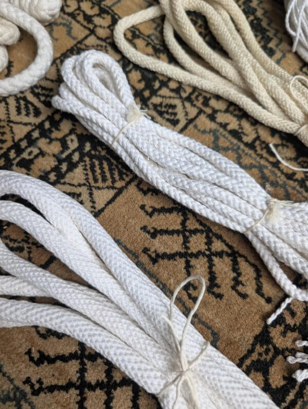 17 White Clergy Cincture Cords