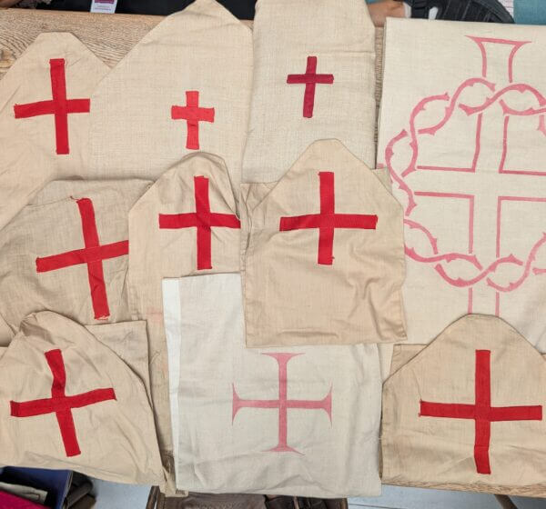 12 Vintage and Antique Lenten Lent Linen and Fine Cotton Cover up Covers