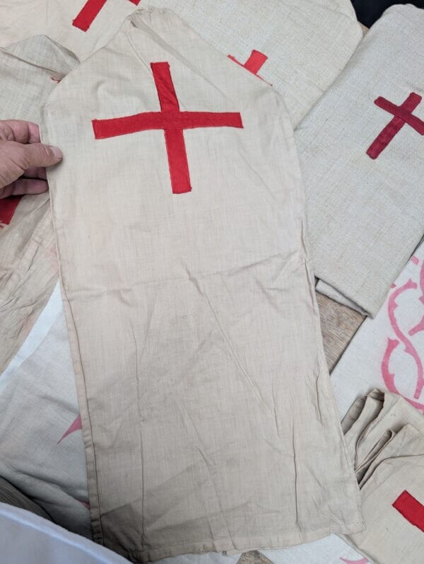 12 Vintage and Antique Lenten Lent Linen and Fine Cotton Cover up Covers
