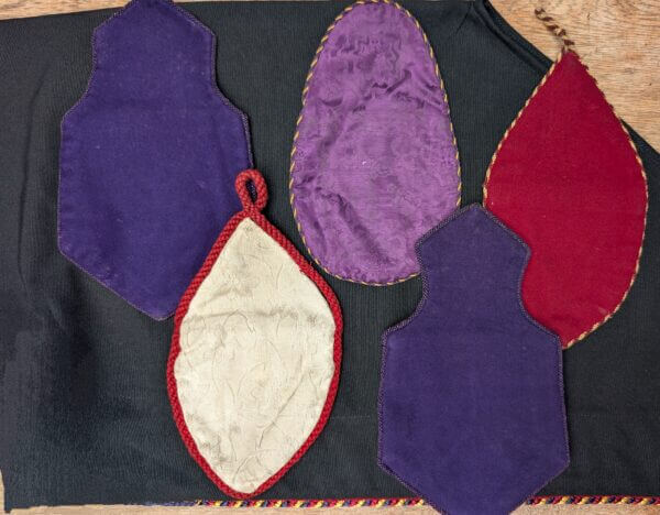 5 Assorted Embroidered Vintage Church Collection Bags
