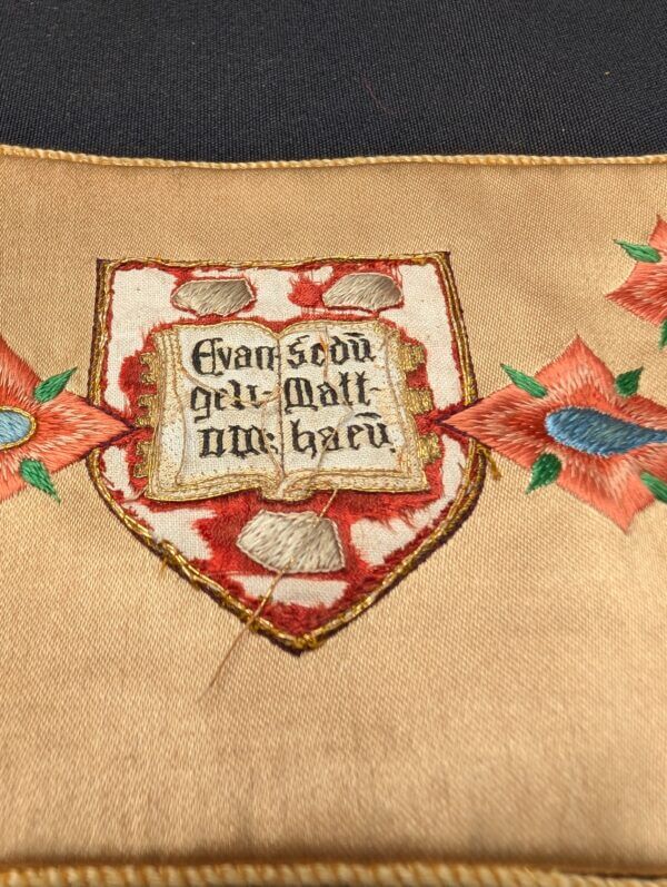 Antique Embroidered Fabric Clasp for a Cope