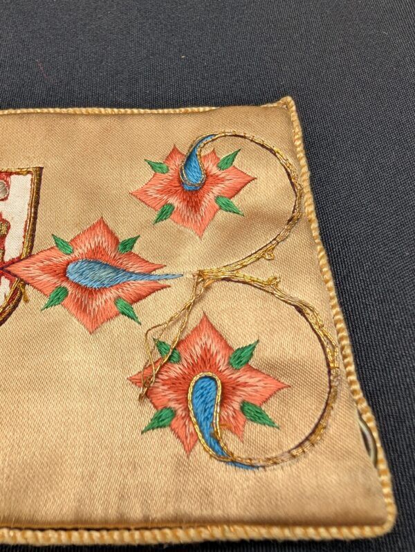 Antique Embroidered Fabric Clasp for a Cope