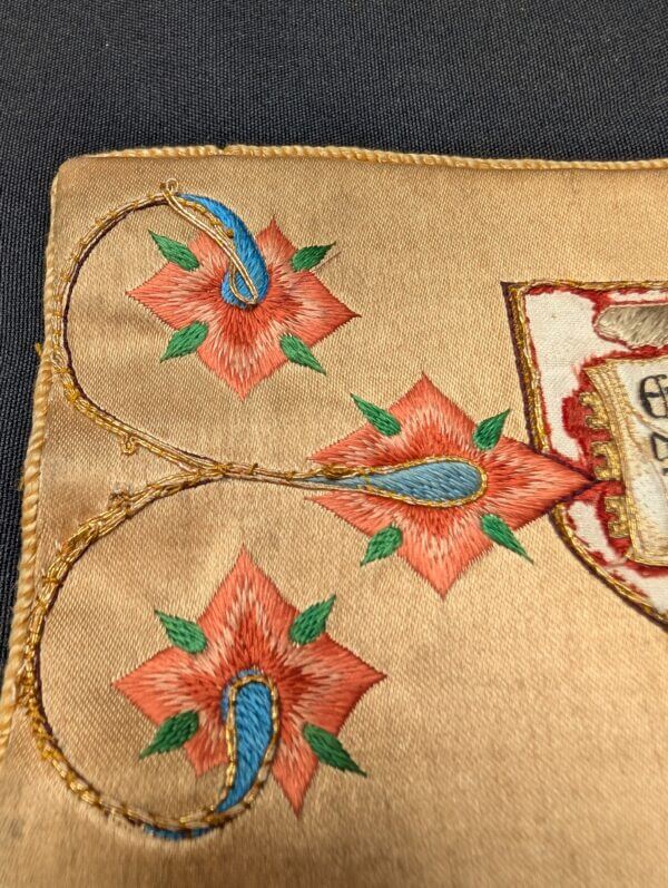 Antique Embroidered Fabric Clasp for a Cope