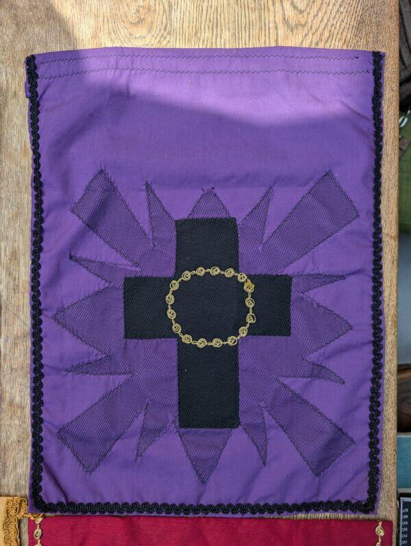 Four 1970's Vintage Lectern Falls Green, Purple, Bronze and Red