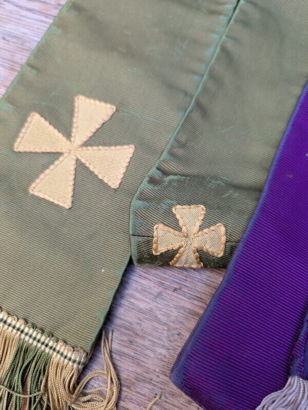 Four Assorted Threadbare Vintage Stoles