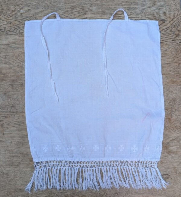 Embroidered Special Cotton Amice With Fringe