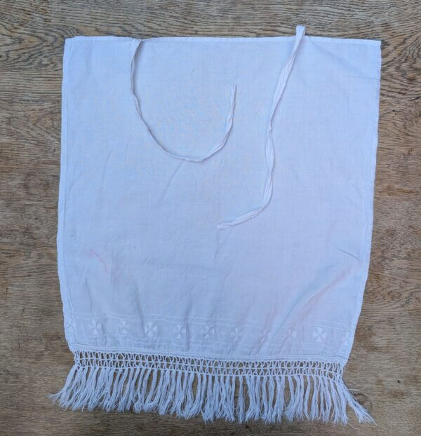 Embroidered Special Cotton Amice With Fringe