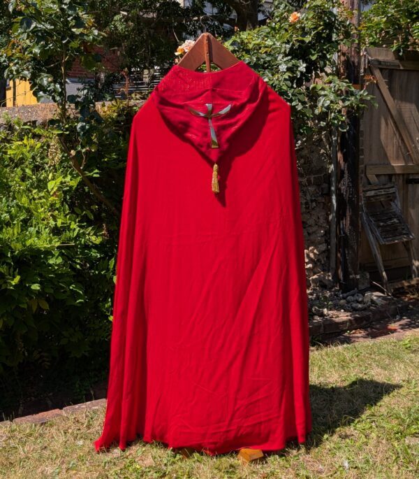Modern Vanpoulles Red & Gold Hooded Cope