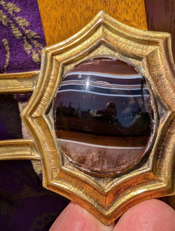 Beautiful Purple & Gold Vintage Cope with Fantastic Clasp