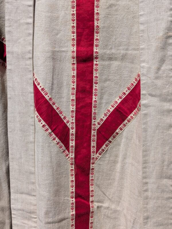 Lent Lenten Simple & Plain Chasuble with Stole & Maniple 1950's Vintage