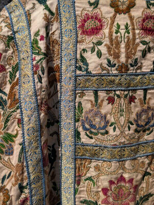 Beautiful Antique Tapestry Dalmatics with 'H' Orphreys