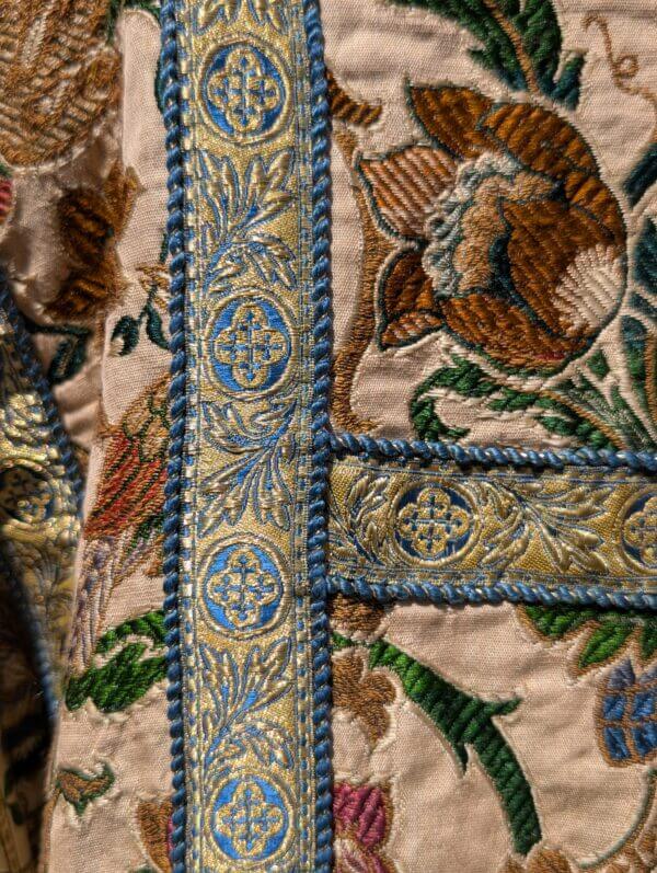 Beautiful Antique Tapestry Dalmatics with 'H' Orphreys