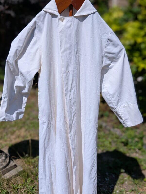 White Clerical Alb/Cassock