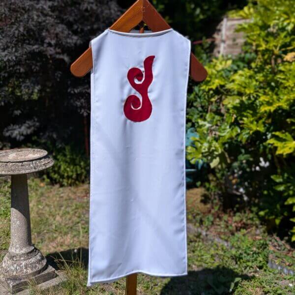 Pair of Simple Tunicles Dalmatics with Red Design