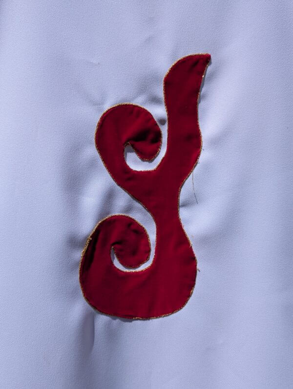 Pair of Simple Tunicles Dalmatics with Red Design