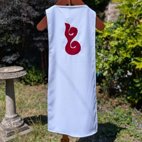 Pair of Simple Tunicles Dalmatics with Red Design