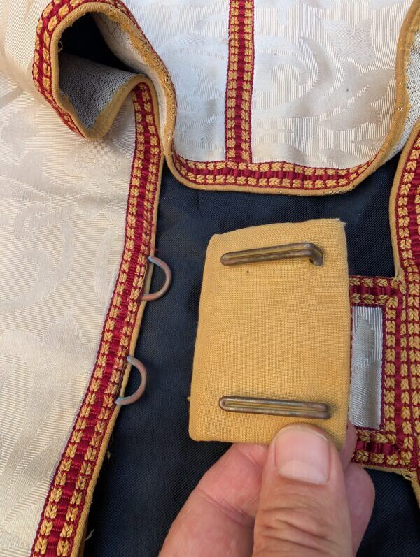 Vintage Cope Kit Yoke & Clasp Salvaged from another Cope