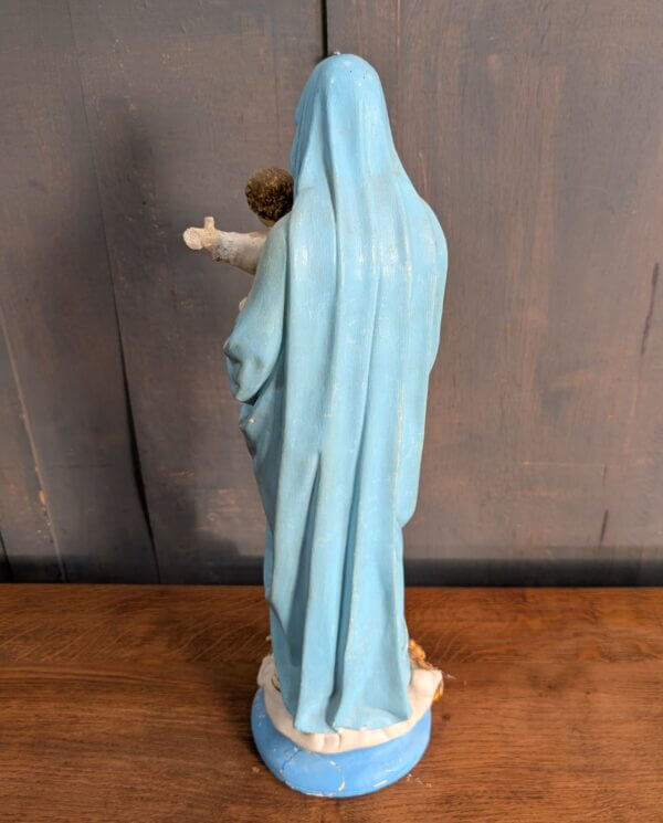 Large Medium Vintage English Religious Statue of The Madonna The Immaculate Conception