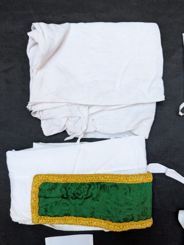 Four Amices One Apparalled plus Three Preaching Bands Collars Cravats