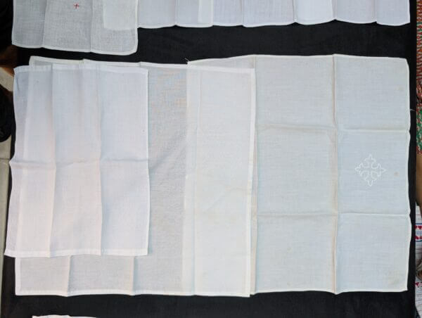 Communion Linen #1 - 4 Purifications 7 Lavabos 4 Corporals
