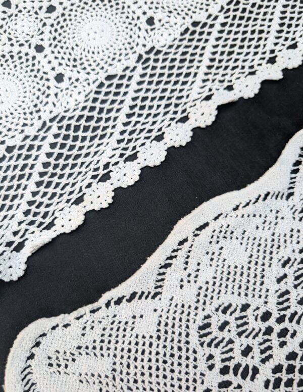 Communion Linen #5 - 2 Large Embroidered Corporals Altar Table Cloths Fair Linens