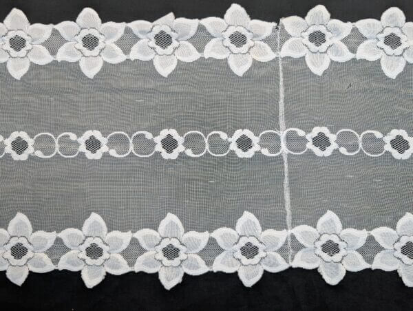 Communion Linen #10 - 3 Embroidered Lace Altar Cloths Fair Linen
