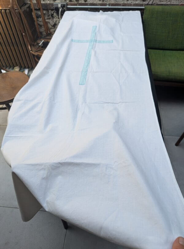 Communion Linen #15 - 6 Assorted White Fair Linen Altar Cloths