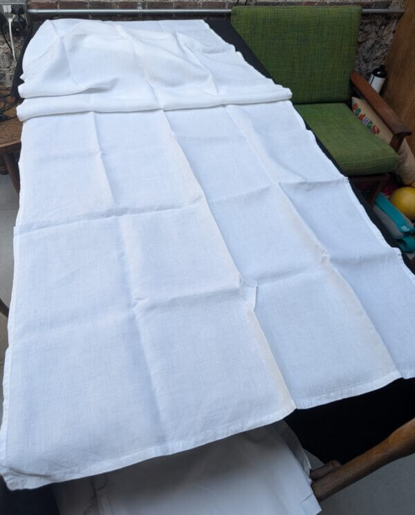 Communion Linen #15 - 6 Assorted White Fair Linen Altar Cloths