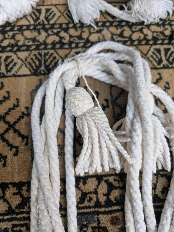 12 Assorted White Clergy Cinctures Cords