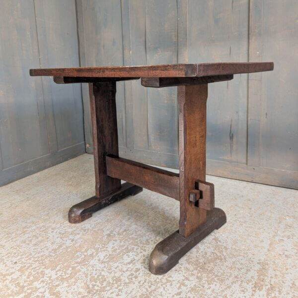 Simple Antique Oak Refectory Style Communion Table
