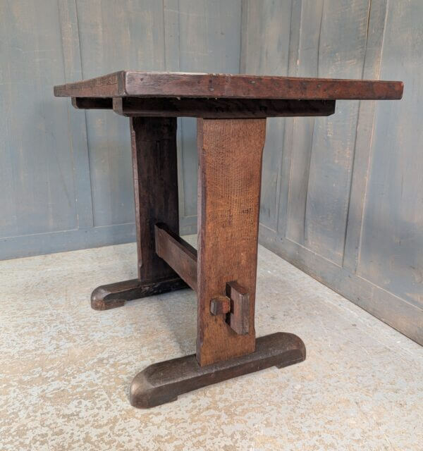 Simple Antique Oak Refectory Style Communion Table