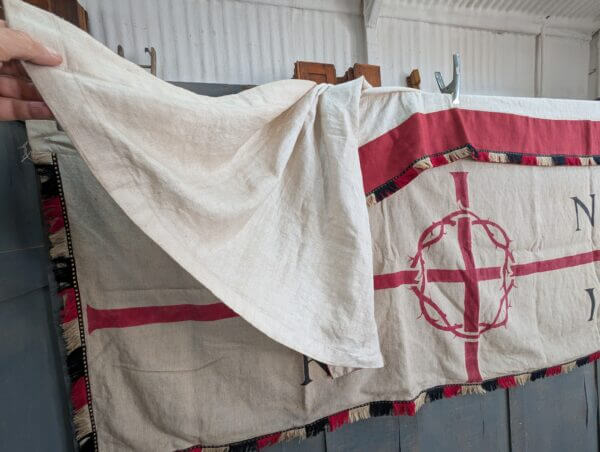 Fantastic 'Festival of Britain' Era Lenten Altar Cloth & Superfrontal