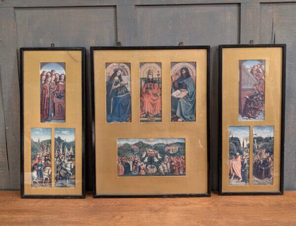 Triptych The Salvation of Adam & Eve after Jan Van Eyck