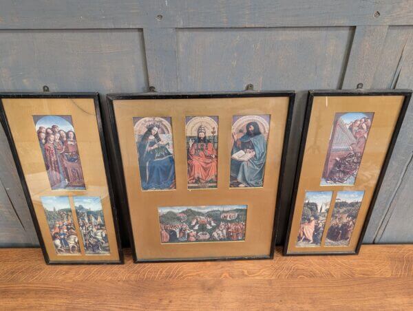 Triptych The Salvation of Adam & Eve after Jan Van Eyck