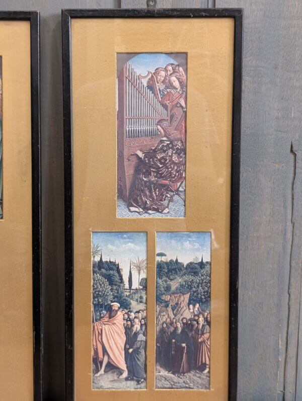 Triptych The Salvation of Adam & Eve after Jan Van Eyck