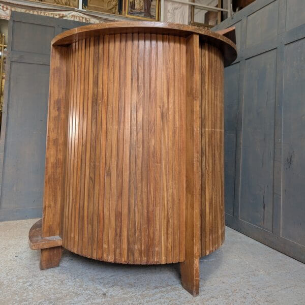 Super Mid- Century Futuristic 1960's Vintage Teak Pulpit
