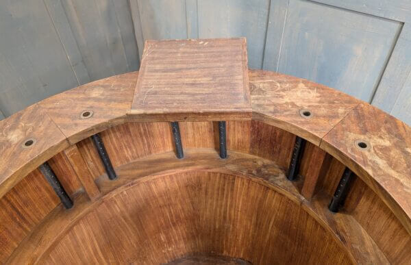 Super Mid- Century Futuristic 1960's Vintage Teak Pulpit