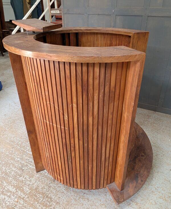 Super Mid- Century Futuristic 1960's Vintage Teak Pulpit