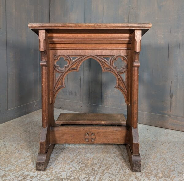 18th Century Style Heavy Oak Rectangular Refectory Table