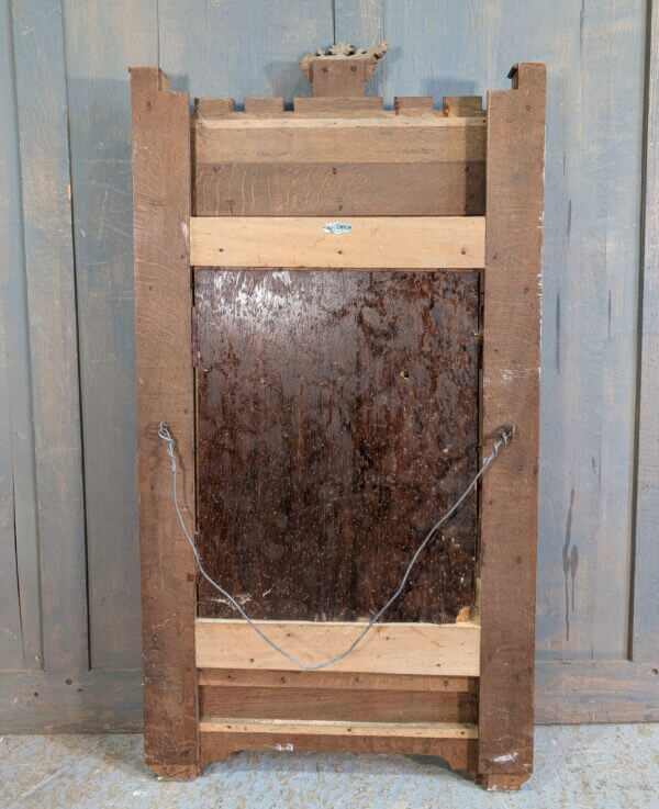 'Here is your Mother' Antique Oak Framed Centrepiece with Oil Painting of the Holy Virgin